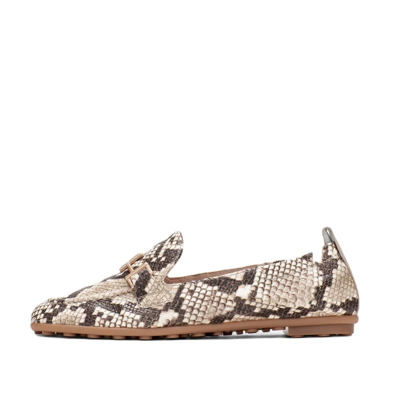 Mokasine Hispanitas HV254027 Snake Taupe