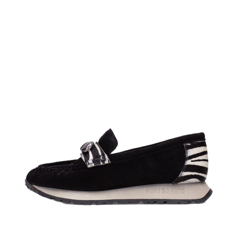 Mokasine Hispanitas ZHI254400 Velourm Black