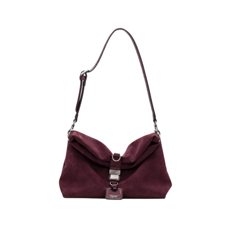 Torba Hispanitas BI264948 suede bordo