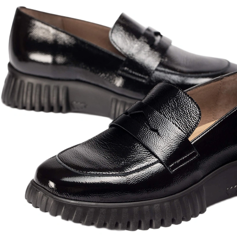 Mokasine Wonders A4402 Lack Negro