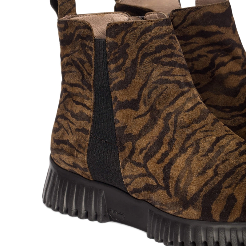 Gležnjače Wonders A4404 Zebra Tabac