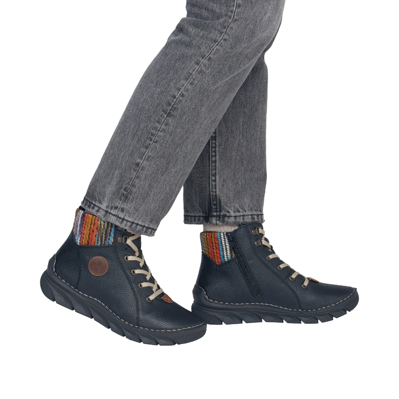Čizme Rieker 55040-00