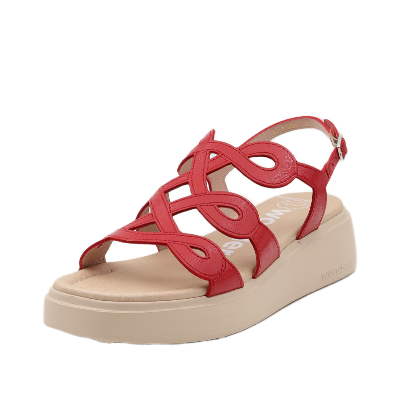 Sandale Wonders A4503 Lack Rojo